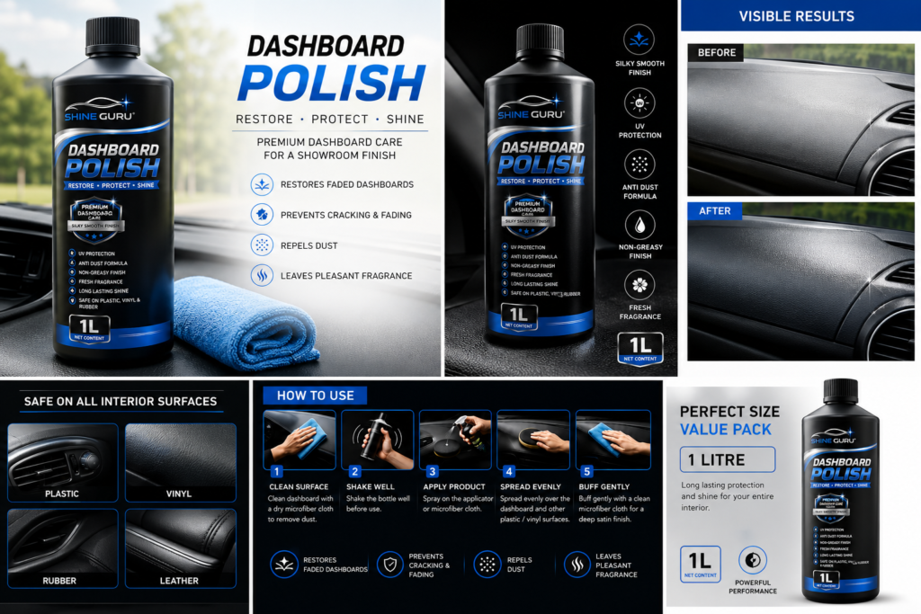 Dashboard Polish 1 Litre